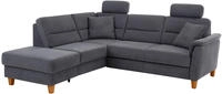 Home affaire Ecksofa "Palmera L-Form, B: 236 cm" optional Bettfunktion &...