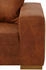 Home Affaire Big-Sofa Neapel 290x80x118cm Lederoptik losen Kissen 2 braun cognac