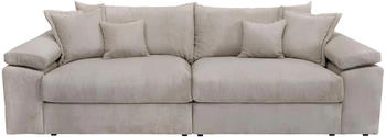 Home Affaire Big-Sofa Soft&Cosy XL grau taupe 246x123cm Cord taupe