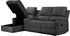 Home Affaire Ecksofa Napori Multimediasofa 3er Kinosessel XXL L-Form 240x102x155cm grau anthrazit