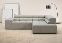Home affaire Ecksofa "Ancona, Ecksofa, incl. Kopfteilverstellung, Breite 249 cm,