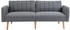 HomCom 2-Sitzer Schlafsofa 173x73x75 cm Grau (839-214GY)