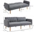 HomCom 2-Sitzer Schlafsofa 173x73x75 cm Grau (839-214GY)