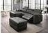 Home Affaire Ecksofa Sentrano L-Form braun 275cm 82x164cm Kunstleder Kunstleder Webstoff Nylon fein