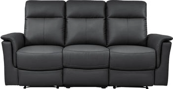 Home Affaire 3-Sitzer Southbrook 197cm 99x92cm Echtleder Polyurethan schwarz