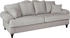 Home Affaire 3,5-Sitzer WESTMINSTER grau lichtgrau 230cm 95x100cm Federkern-Polsterung lichtgrau