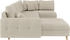 Home Affaire Wohnlandschaft CHARRE U-Form beige 310cm 81x161cm Cord Bouclé beige