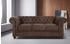 Home Affaire Chesterfield-Sofa Chesterfield 3-Sitzer 198x74x89cm Leder braun