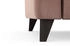 Home Affaire Ecksofa Trelleborg L-Form 252cm 86x213cm inkl. Federkern-Polsterung rosa altrosa