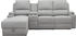 Home Affaire Ecksofa Napori Multimediasofa 3er Kinosessel XXL L-Form grau hellgrau 240cm 102x155cm Kinosofa