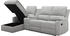 Home Affaire Ecksofa Napori Multimediasofa 3er Kinosessel XXL L-Form grau hellgrau 240cm 102x155cm Kinosofa