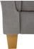 Home Affaire Recamiere Conville grau 194cm 84x93cm Longchair incl. Kopfteilverstellung Federkern grau