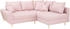 Home Affaire Ecksofa Rice L-Form rosa rosé 223cm 47x184cm PRIMABELLE Samtoptik