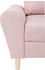 Home Affaire Ecksofa Rice L-Form rosa rosé 223cm 47x184cm PRIMABELLE Samtoptik