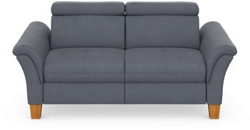 Home Affaire 2,5-Sitzer Lindgren 185cm 84x93cm TV-Funktion beidseitig Kopfteilverstellung hellblau