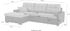 Home Affaire Ecksofa Föhr L-Form 247x75x150cm Luxus-Microfaser PRIMABELLE/Webstoff Melrose schwarz anthrazit