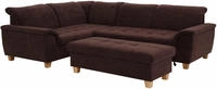 Home affaire Ecksofa "Lyla fester Sitzkomfort, bequeme Armlehnen, Breite 275cm,