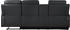 Home Affaire Ecksofa Napori Multimediasofa 3er Kinosessel XXL L-Form 240x102x155cm schwarz