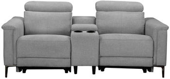 Places of Style 2-Sitzer Lund Kinosofa 195x97x99cm hellgrau ( elektrische Relaxfunktion)