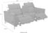 Places of Style 2-Sitzer Lund Kinosofa 195x97x99cm hellgrau ( elektrische Relaxfunktion)