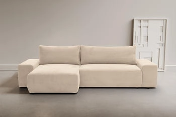 Woltra Ecksofa WERK2 Amsterdam beige 300x76x150cm natur