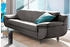 Trendmanufaktur 3-Sitzer Rondo Armlehnen schwarz braun 207x85x94cm SOFTLUX PIMABELLE Rindsleder