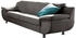 Trendmanufaktur 3-Sitzer Rondo Armlehnen schwarz braun 207x85x94cm SOFTLUX PIMABELLE Rindsleder