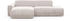 Trendmanufaktur Ecksofa Braga L-Form Cord beige (sand) 275x72x160cm