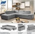 sit&more Ecksofa Valantine L-Form beige (nature) 272x73x226cm inkl. Kopf- Armteilverstellung, mit Bettfunktion nature
