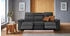 Places of Style 3-Sitzer Pareli 229cm manuelle u. elektr. Relaxfunktion 2 Sitzen schwarz 229x98x142cm Echtleder/Kunstleder