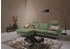 Places of Style Ecksofa Sarsina mit Tonnentaschen-Federkern L-Form grün (oliv) 272x85x182cm