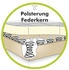 Jockenhöfer Ecksofa Orlando L-Form grau (dunkelgrau) 257x82x215cm Softlux-Kunstleder, Korpus greige petrol