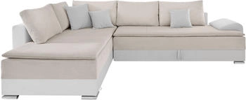 INOSIGN Ecksofa Night & Day L-Form beige 324x95x218cm mit Boxspring Bettfunktion 180x200 cm Dauerschläfer beige