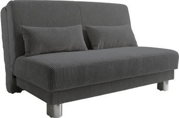 INOSIGN Schlafsofa Gina grau 120x86x195cm mit einem Handgriff vom Sofa zum Bett anthrazit
