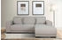 Home Affaire Ecksofa Bornholm inkl. 2 Kissen L-Form beige 234x85x162cm Recamiere links oder rechts