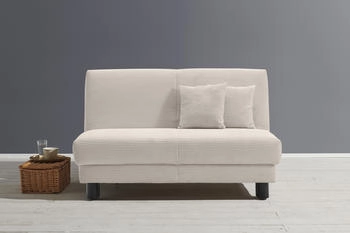 ell+ell Schlafsofa Enny beige 160x90x100cm 92% Polyester 8% Nylon, Sofas beige