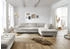 DIE PLANBAR Ecksofa MP-IN14007 L-Form beige (ecru) 306x84x197cm mit Bettfunktion verstellbaren Kopfstützen, Cord ecru
