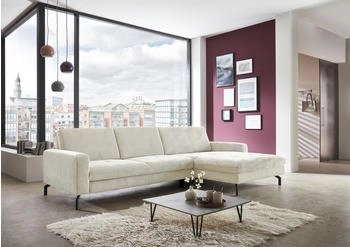 DIE PLANBAR Ecksofa MP-IN20110 L-Form beige 302x87x178cm optional mit Funktionen erhältlich, mit Federkern-Polsterung natur