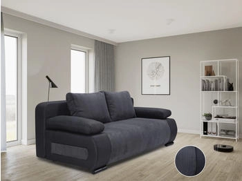 Collection AB Schlafsofa Moritz grau 200x42x98cm , komfortabler Federkern anthrazit
