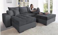 COLLECTION AB Ecksofa "Josy L-Form, B: 214 cm in Cord, Cord-Mix" Schlaffunktion,