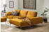 Willi Schillig Ecksofa run L-Form gelb (brandy s37) 319x88x178cm Longlife Xtra-Leder Z73