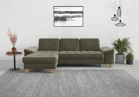 sit&more Ecksofa "Westham L-Form" mit Recamiere, mit oder ohne Bettfunktion,
