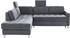 sit&more Ecksofa Pablo L-Form grau (dunkelgrau) 233x78x196cm fein mit Bettfunktion dunkelgrau