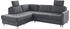 sit&more Ecksofa Pablo L-Form grau (dunkelgrau) 233x78x196cm fein mit Bettfunktion dunkelgrau