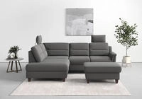 sit&more Ecksofa "Far&ouml; L-Form" inklusive Federkern, wahlweise mit Bettfunktion...