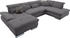set one by Musterring Wohnlandschaft SO 4100 komfortable Federkernunterfederung grau (grau 20) 365x80x225cm