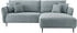 INOSIGN Ecksofa Amarena L-Form blau (aqua) 286x96x178cm inklusive Armlehnenverstellfunktion, 4x Zierkissen gratis aqua