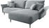 INOSIGN Ecksofa Amarena L-Form blau (aqua) 286x96x178cm inklusive Armlehnenverstellfunktion, 4x Zierkissen gratis aqua