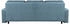 INOSIGN 3-Sitzer SHERIDIAN , Feincord & Velvet blau 225x80x94cm mit Wellenunterfederung, B/H/T 225/94/80 blau