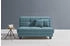 ell+ell Schlafsofa Tilda blau (petrol) 160x90x100cm 160 cm inkl. 2 Zierkissen petrol